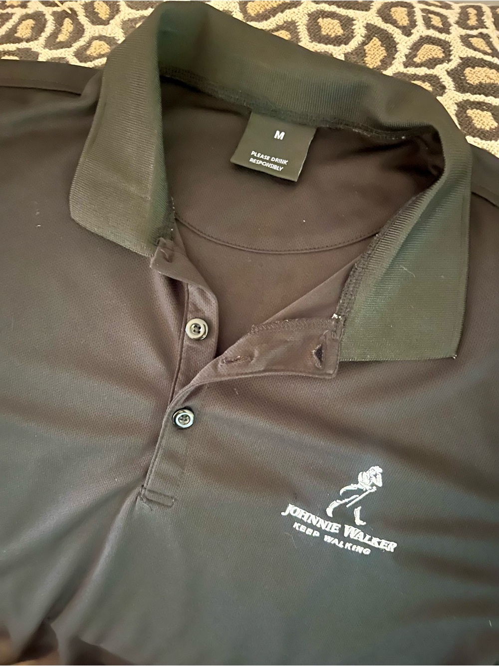 Johnnie Walker Black Polo Sz Med.